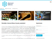 Tablet Screenshot of diamondalliance.com